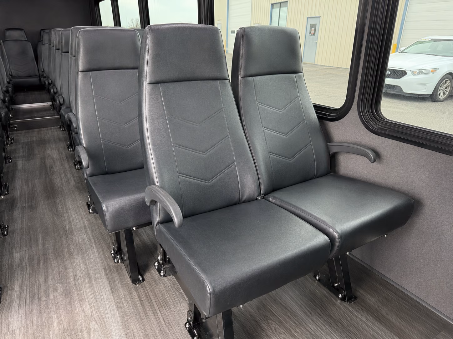 encinitas 15 passenger minibus inside