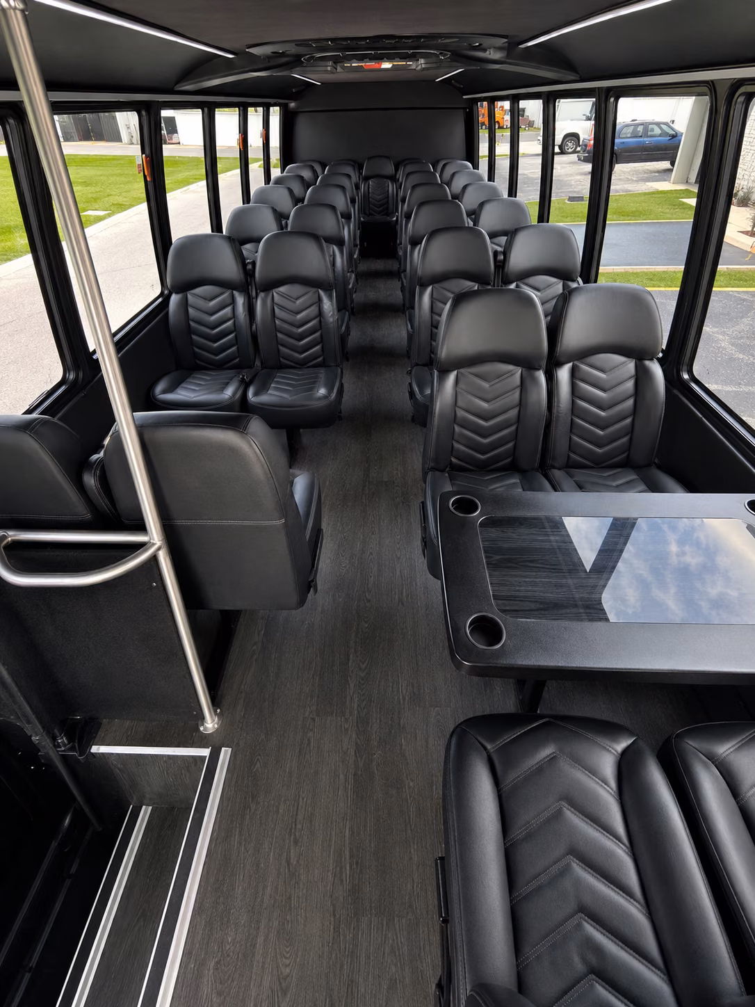 encinitas 15 passenger minibus interior
