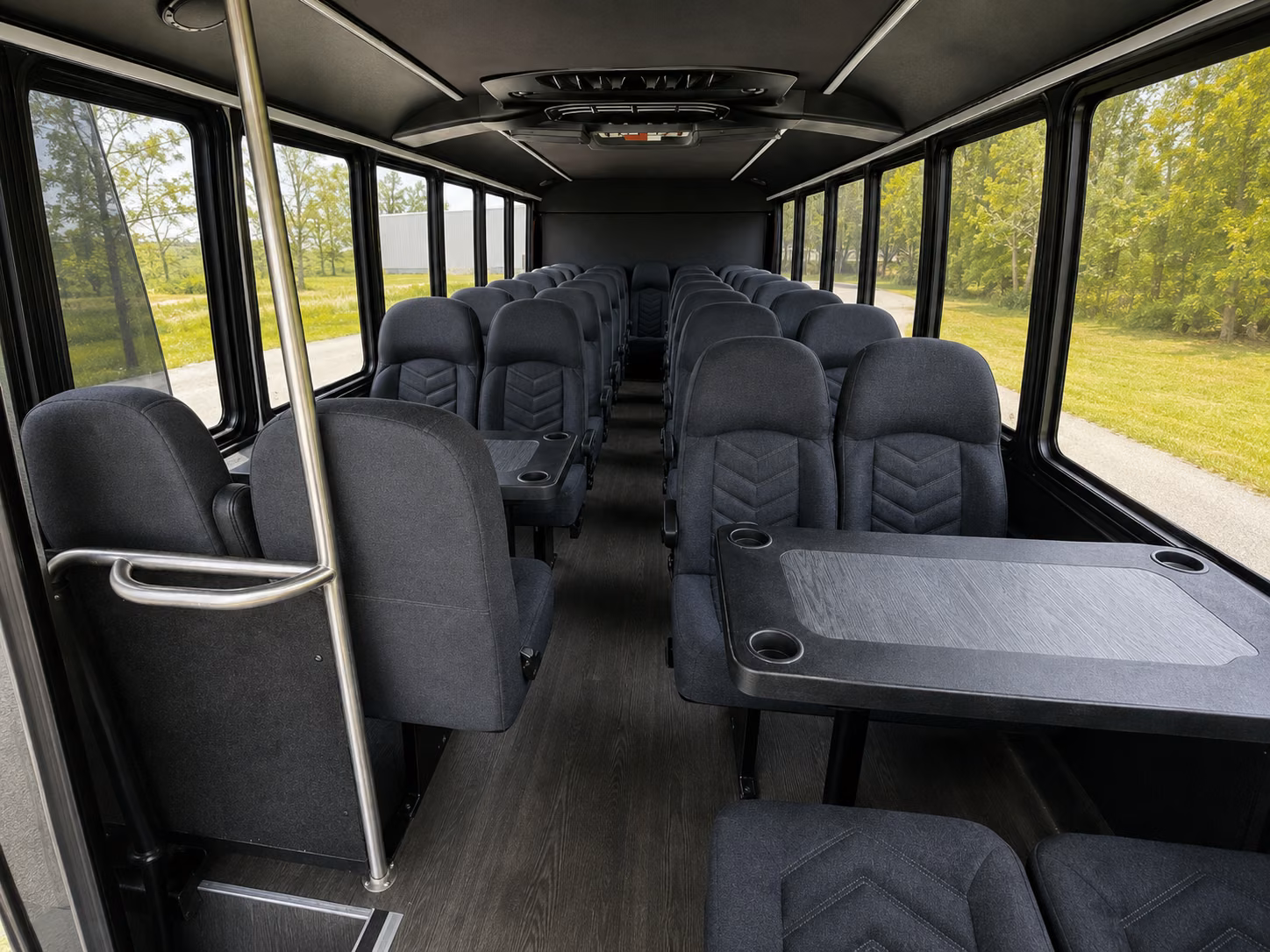 encinitas 18 passenger minibus interior