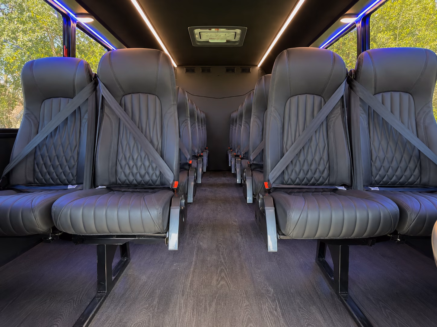 encinitas 20 passenger minibus inside