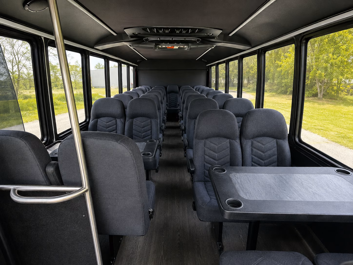 encinitas 20 passenger minibus interior