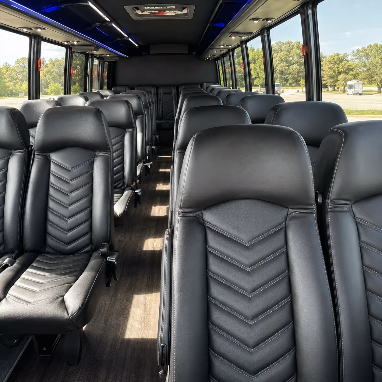 encinitas 25 passenger minibus inside