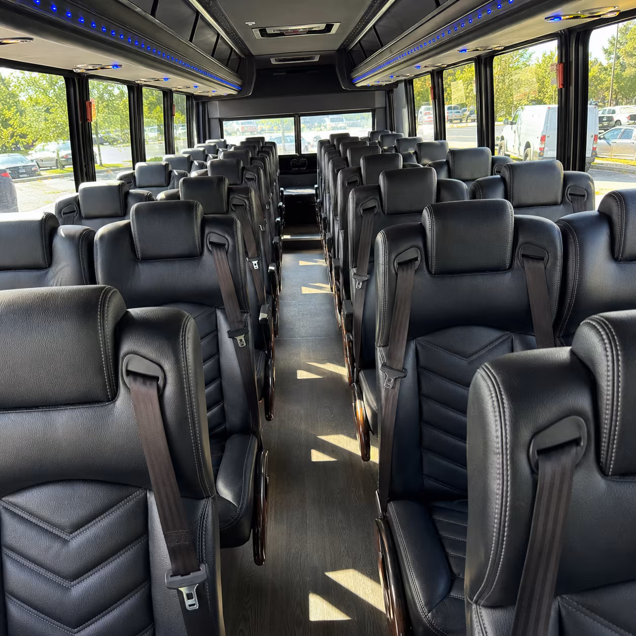 encinitas 30 passenger minibus inside