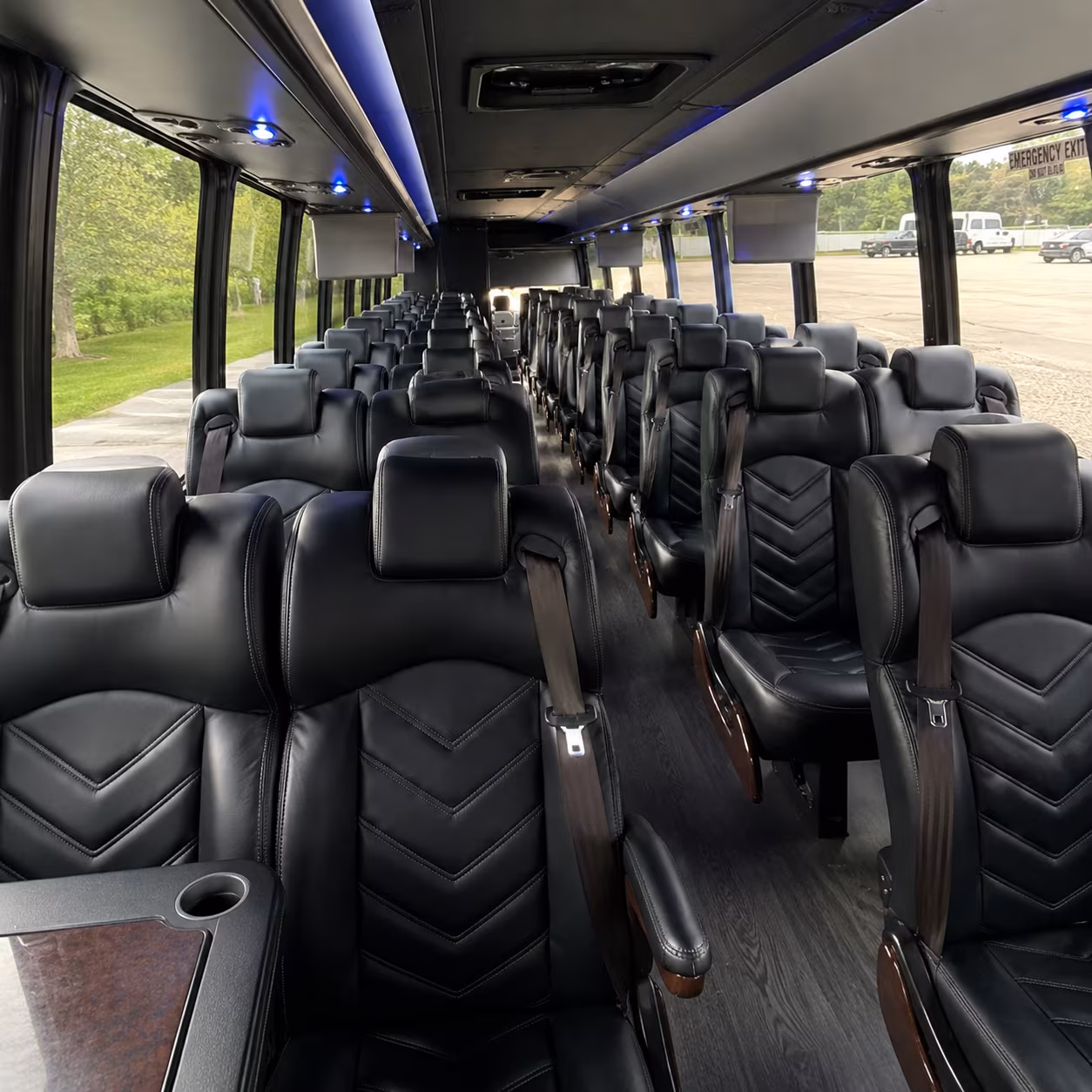 encinitas 35 passenger minibus interior
