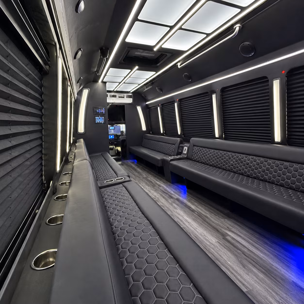 encinitas party bus inside