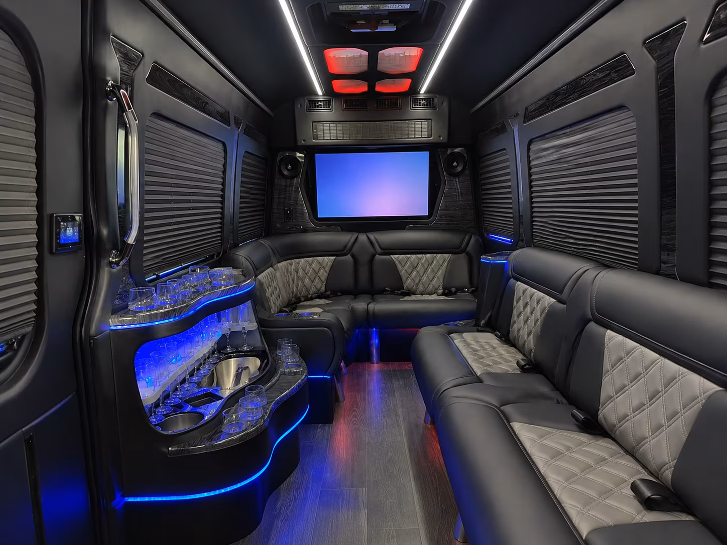 encinitas sprinter limousine inside