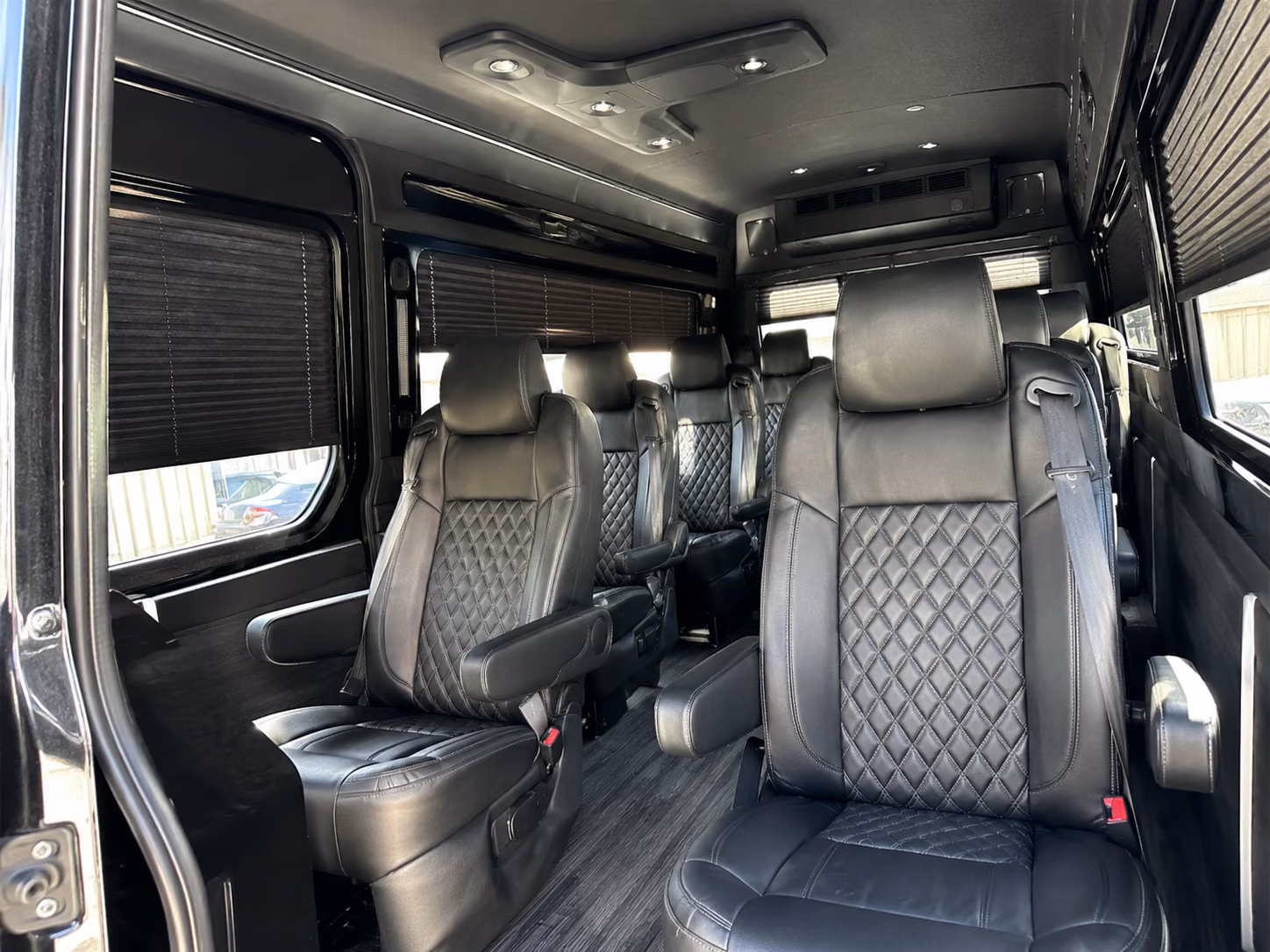 encinitas sprinter van with driver inside